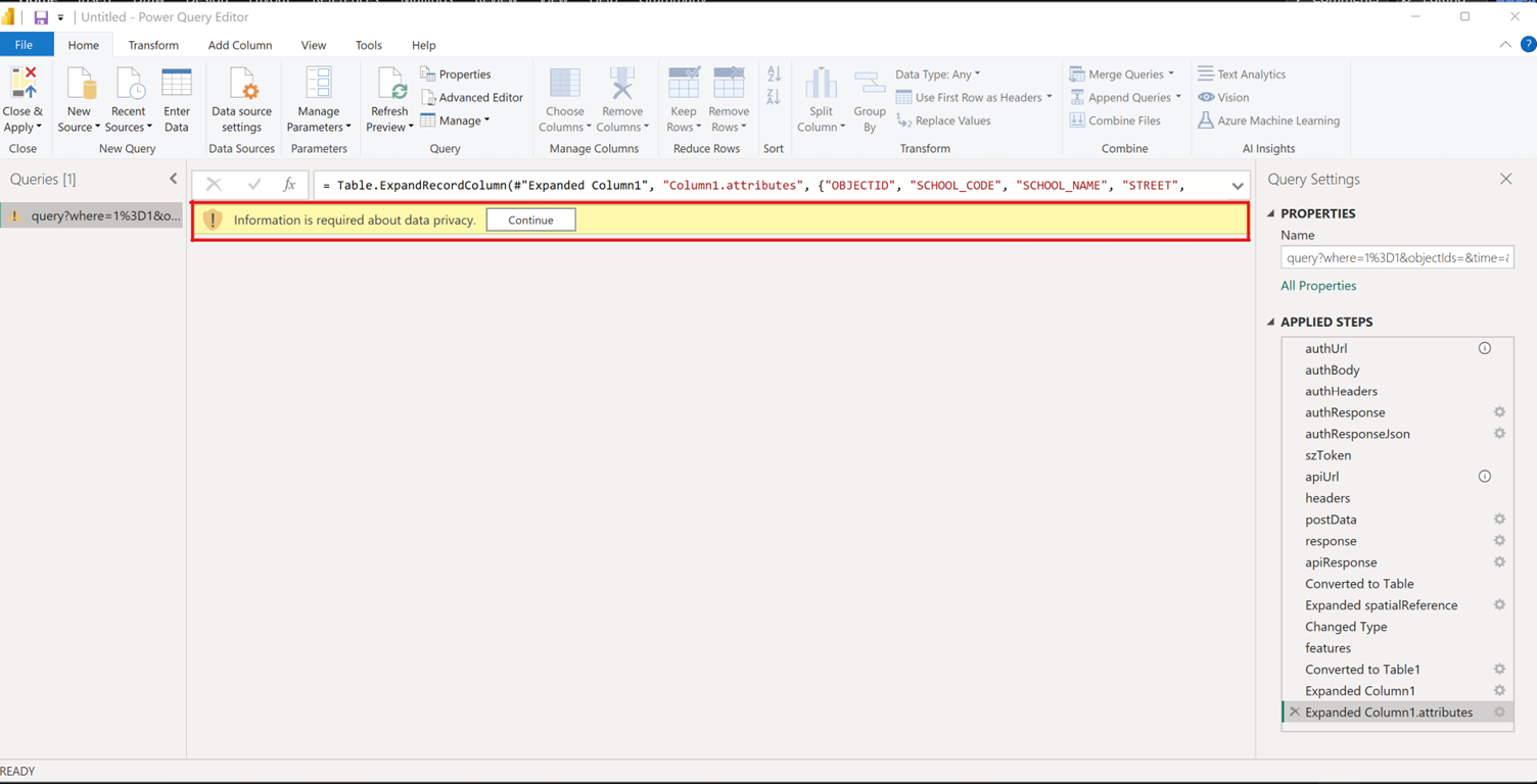 PowerBI Data Privacy