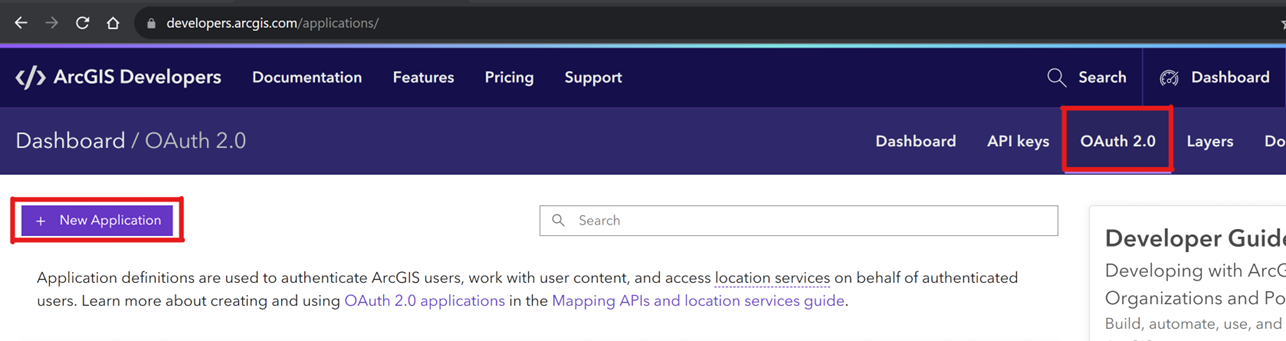 arcgis_developer_dashboard